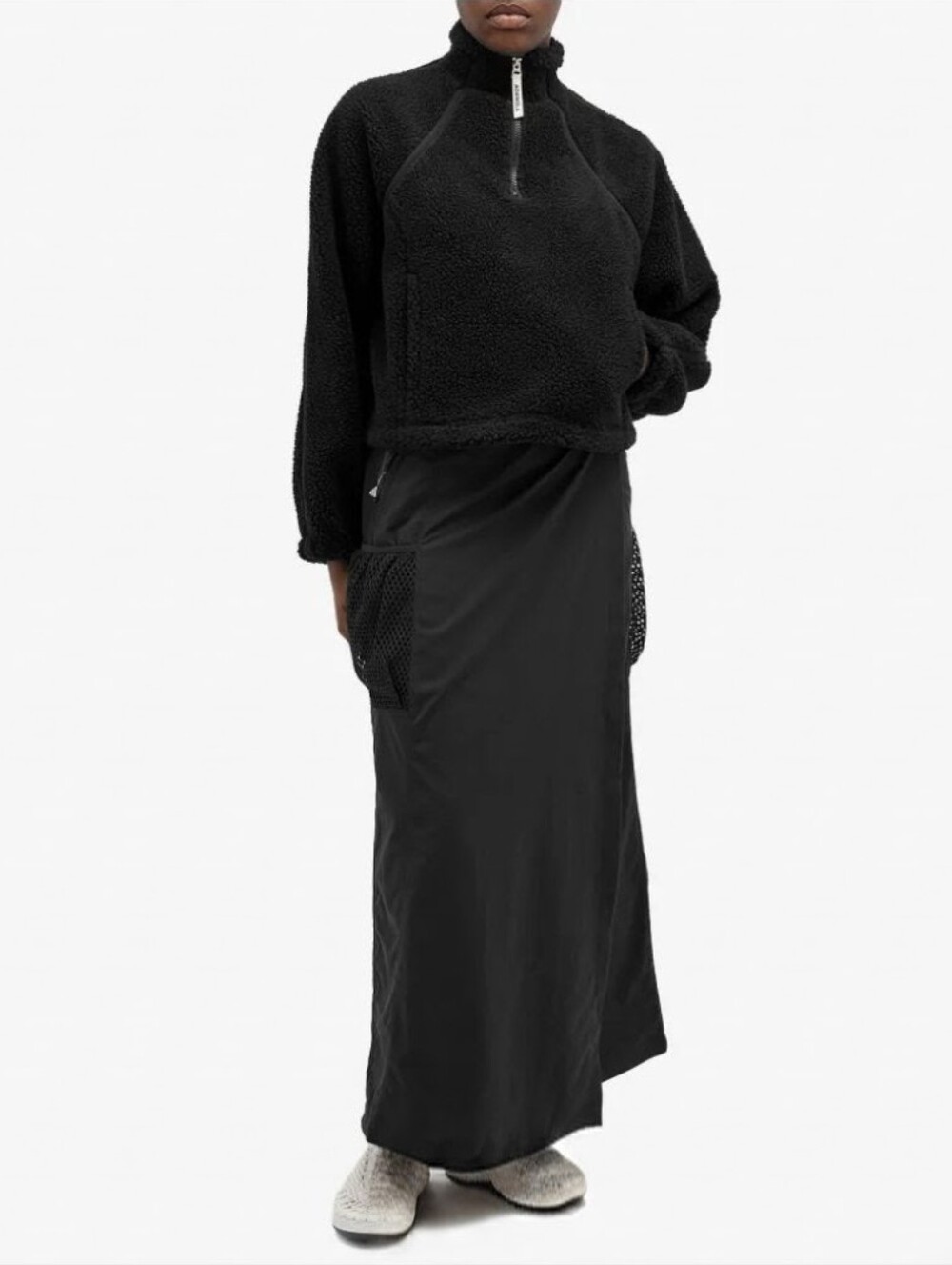 Nike ACG UV Snowgrass Midi/Maxi Water Resistant Skirt Size Small Black NWT $140